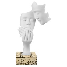 BONGELLI PREZIOSI SCULTURA COPPIA FACE ORO