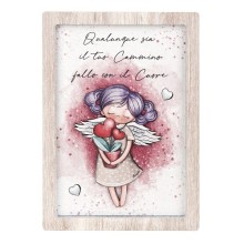 BONGELLI PREZIOSI ANGELI DEI SOGNI QUADRETTO CUORE