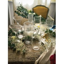 BRANDANI BICCHIERE SET 6 PZ VOLANT VETRO CRYSTAL GLASS