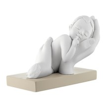 BONGELLI PREZIOSI BIMBO TRA LE  MANI 8X11CM NOCCIOLA