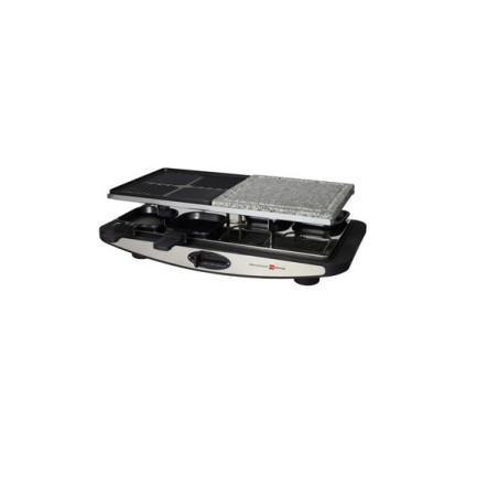 Brandani Techno Grill Raclette con Doppia Piastra in Granito/Alluminio
