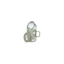 Brandani: Mug Cani in New Bone China con Tappo e Filtro Inox