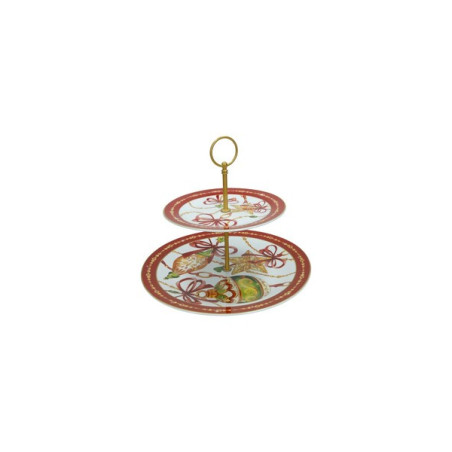 Brandani alzata Gioco di Luci in porcellana – idea regalo per servire con eleganza