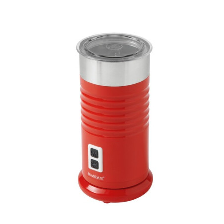 Brandani – Scalda e monta latte automatico Schiumotto rosso inox