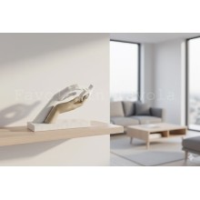 Bongelli Preziosi – Scultura “Carezza” 33×21 cm Bianco e Nocciola