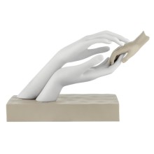 Bongelli Preziosi – Scultura “Carezza” 11×16 cm Bianco e Nocciola