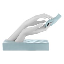 Bongelli Preziosi – Scultura “Carezza” 11×16 cm Bianco e Celeste