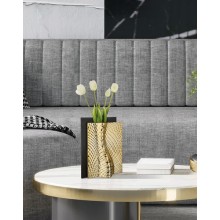 BONGELLI PREZIOSI – Vaso Collezione Ophis H 30 cm Nero e Oro