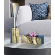 BONGELLI PREZIOSI – Vaso/Centrotavola Ophis – Blu e Oro