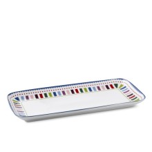 Egan Vassoio Rettangolare Notting Hill 39,5x19,5 cm in Porcellana