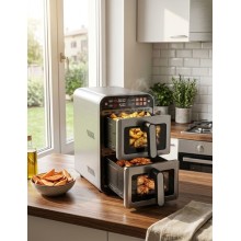 Friggitrice ad Aria 2 Piani Brandani Techno 11L 2200W | Favola in Tavola