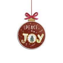 Egan Formella Natalizia Peace and Joy 16x19 cm | Favola in Tavola