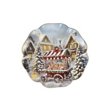 Brandani Piatto Portata "Borgo Goloso" 30 cm in Porcellana
