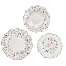 Brandani Servizio Piatti 18 Pezzi "Très Chic" in New Bone China