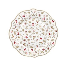 Brandani Piatto Panettone e Portata "Très Chic" 31 cm in New Bone China