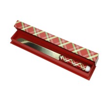 Brandani Coltello Torta 34 cm Inox Champagne con Manico in Ceramica