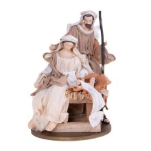 Brandani Natività con Base 23x35h cm in Resina e Tessuto