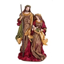 Brandani Natività Burgundy 47 cm in Resina e Tessuto