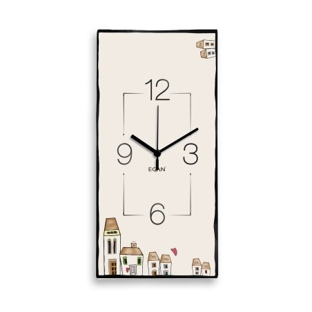 EGAN Orologio Le Casette rettangolare