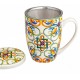 BRANDANI MUG MEDICEA GIGLIO NEW BON CHINA