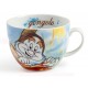 TAZZA TAZZONA COLAZIONE GONGOLO PORCELLANA EGAN LINEA SETTE