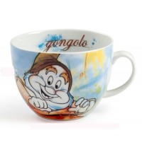 TAZZA TAZZONA COLAZIONE GONGOLO PORCELLANA EGAN LINEA SETTE