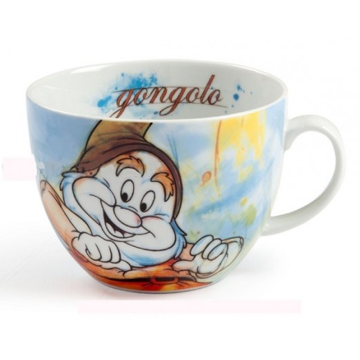 TAZZA TAZZONA COLAZIONE GONGOLO PORCELLANA EGAN LINEA SETTE