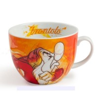 TAZZA  TAZZONA COLAZIONE BRONTOLO PORCELLANA EGAN LINEA SETTE NANI DISNEY