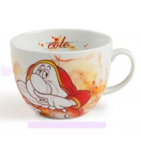 TAZZA TAZZONA COLAZIONE EOLO PORCELLANA EGAN LINEA SETTE NANI DISNEY