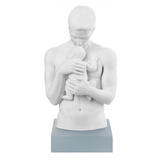 BONGELLI PREZIOSI BUSTO PAPA' SENTIMENTI AZZURRO
