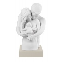 BONGELLI PREZIOSI SCULTURA FAMIGLIA SENTIMENTI NOCCIOLA