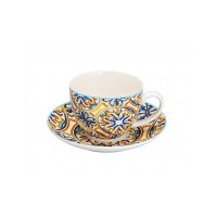 BRANDANI TAZZA THE MEDICEA SET 2 PZ NEW BONE CHINA