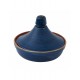 BRANDANI TAJINE BLU CON COPERCHIO TERRACOTTA DA FUOCO