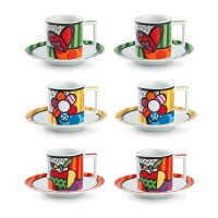 EGAN Set 6 Tazze Caffè Britto 90 Ml