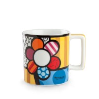 Linea Britto SET 2 TAZZINE CAFFè CON PIATTINO FIORE