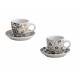 BRANDANI TAZZINA CAFFE ALHAMBRA SET 2 PEZZI IN STONEWARE