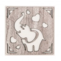 BONGELLI PREZIOSI SOTTOPENTOLA 17,5 X 17,5 CM ELEFANTE