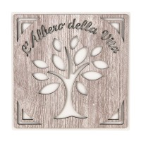 BONGELLI PREZIOSI SOTTOPENTOLA 17,5 X 17,5 CM ALBERO DELLA VITA