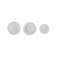 BRANDANI SERVIZIO PIATTI 18 PZ SENZA TEMPO NEW BONE CHINA