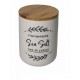 BRANDANI   BARATTOLO SALT NEW BONE CHINA CON TAPPO IN BAMBU'