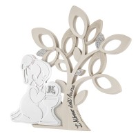 BONGELLI ALBERO BIMBA COMUNIONE 14X17 NOCCIOLA