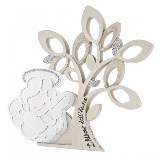 BONGELLI ALBERO ANGELO 10X10 CM NOCCIOLA