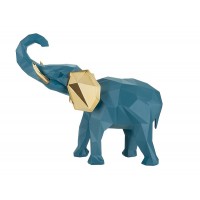 BONGELLI ELEFANTE STILIZZATO 27X32 OTTANIO VERDE