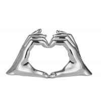 BONGELLI MANI CUORE 14X8 ARGENTO SENZA BASE