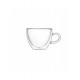 TAZZA CAPPUCCINO DOUBLE WALL GLASS SET 2 PZ VETRO