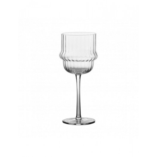 BRANDANI CALICE SET 6 PZ VOLANT VETRO CRYSTAL GLASS