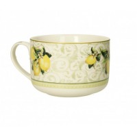 BRANDANI TAZZA COLAZIONE I LIMONI NEW BONE CHINA