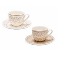 BRANDANI TAZZINA CAFFE RICCIOLI DI FATA SET 2 PZ PORCELLANA