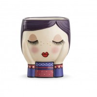 EGAN Vaso Le Pupazze Mimì Viola 12X11