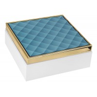 BONGELLI PREZIOSI COFANETTO OTTANIO BLU E ORO 17X17